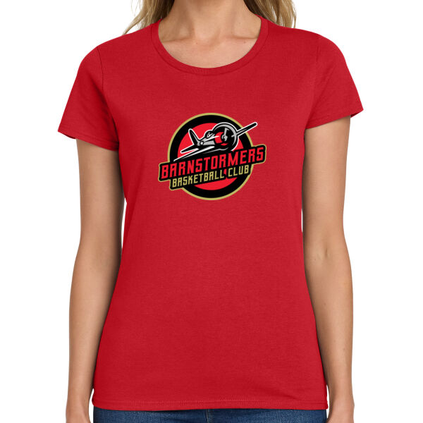 Barnstormers basketball Ladies Heavy Cotton 100% Cotton T Shirt Thumbnail