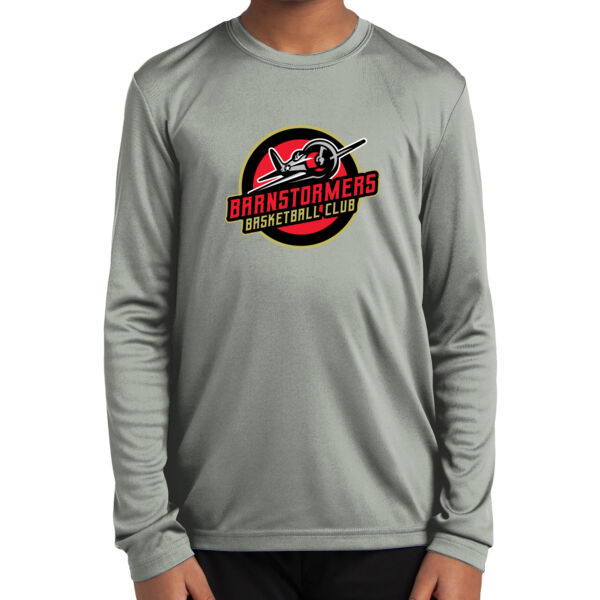 Barnstormers basketball Youth Long Sleeve PosiCharge Competitor Tee Thumbnail