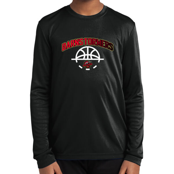 Barstormes Player Tee Youth Long Sleeve PosiCharge Competitor Tee Thumbnail